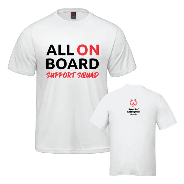 Parkour Unisex Support Squad Printed Performance T-Shirt Thumbnail