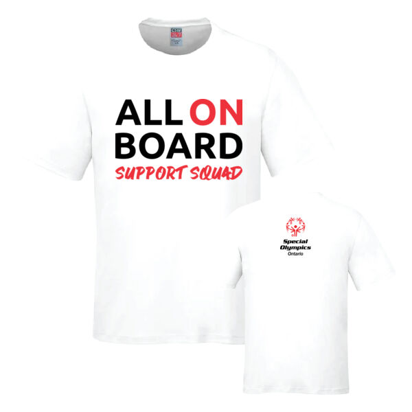 Parkour Youth Support Squad Printed Performance T-Shirt Thumbnail