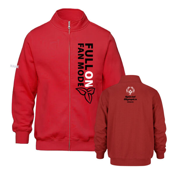 Momentum Unisex Full ON Fan Mode Printed Full Zip Thumbnail