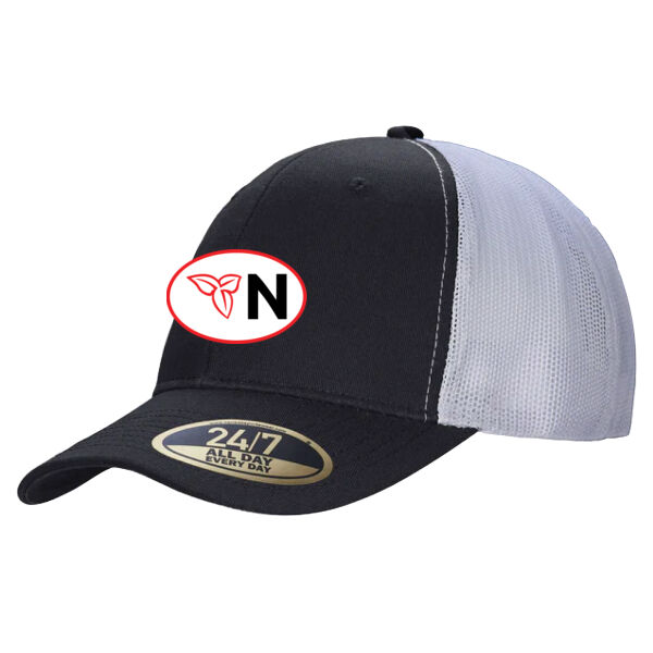 Trucker Adult ON Patched Snap Back Cap 2 Thumbnail