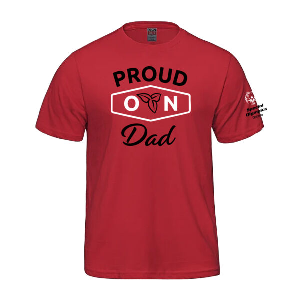 Parkour Unisex Proud Dad Printed Performance T-Shirt Thumbnail