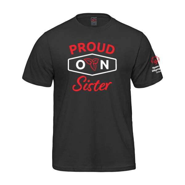 Parkour Unisex Proud Sister Printed Performance T-Shirt Thumbnail